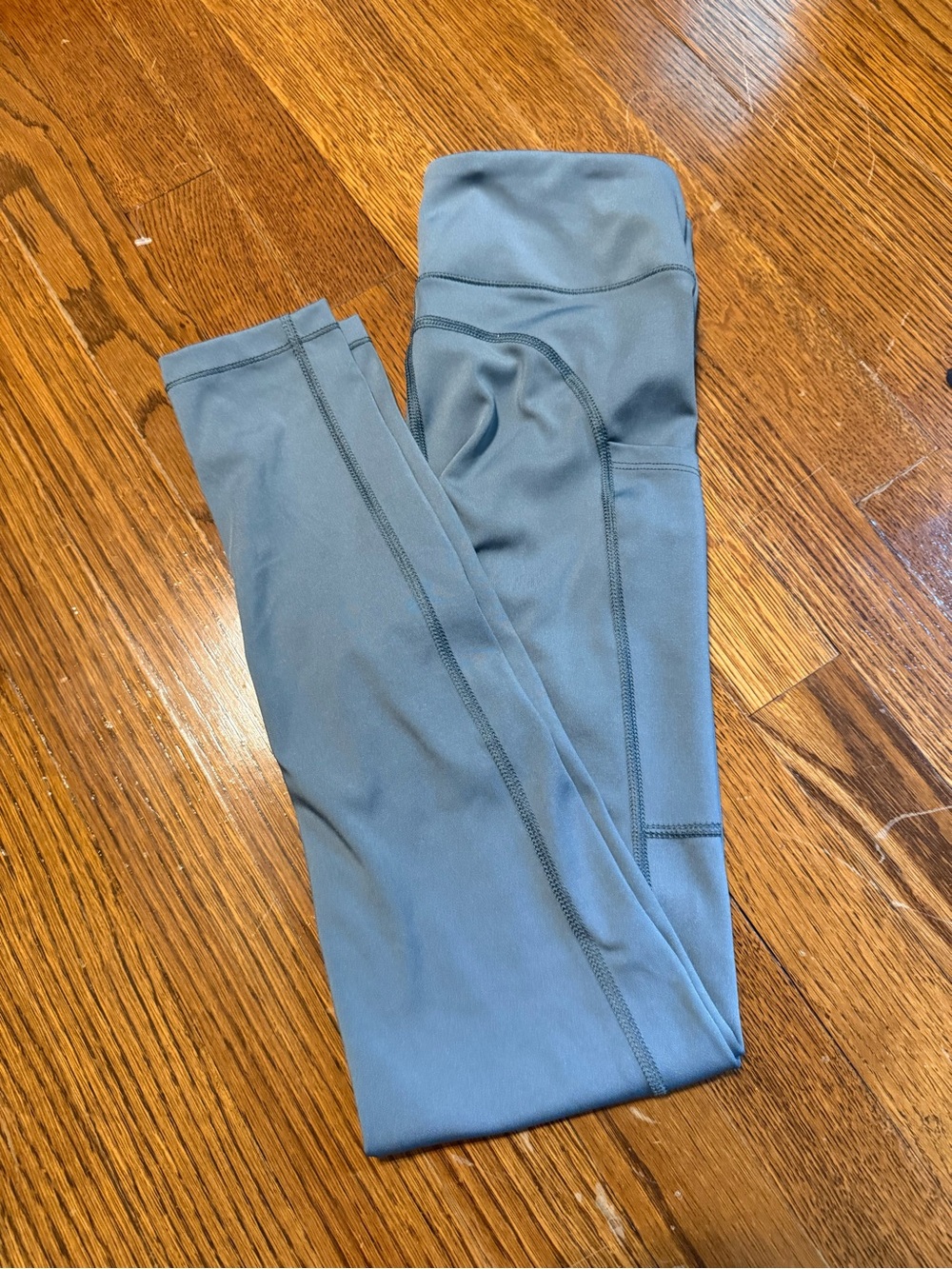 Aeropostale Womens Blue-Gray Performance Leggings